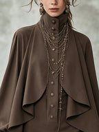 Élodie | Cape Detail Dress