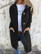 Women’s Longline Knit Open Front Cardigan