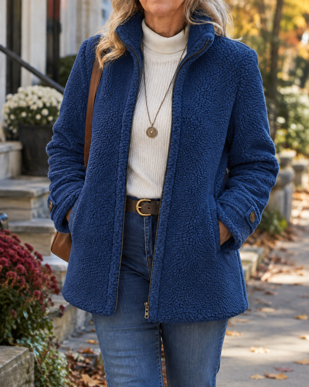Rebecca | Cozy High-Collar Jacket