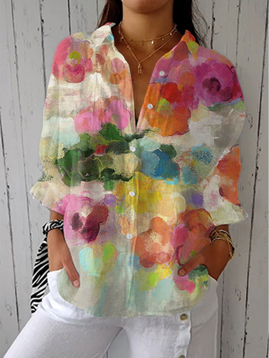 Elara | Watercolour Dreams Blouse