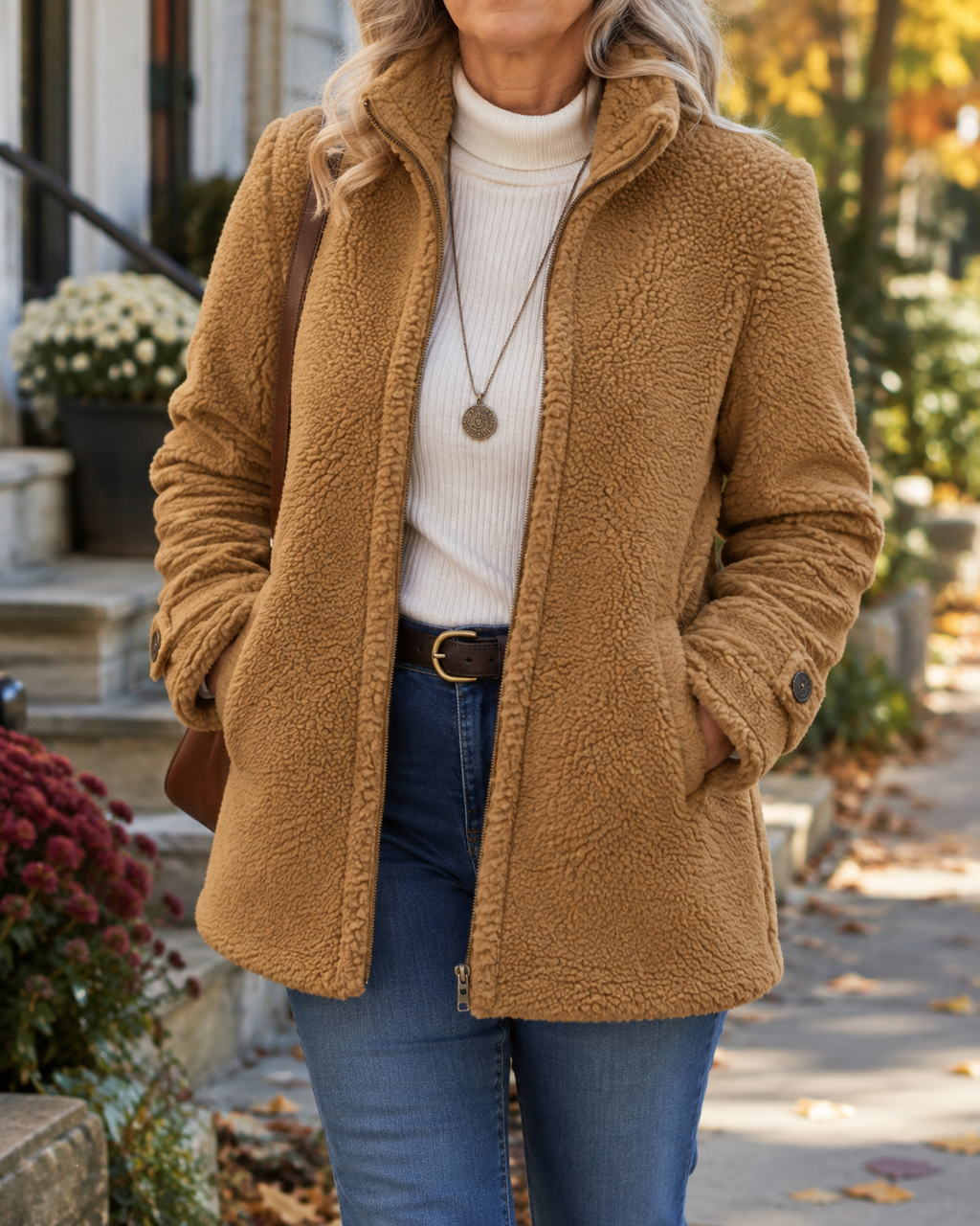 Rebecca | Cozy High-Collar Jacket