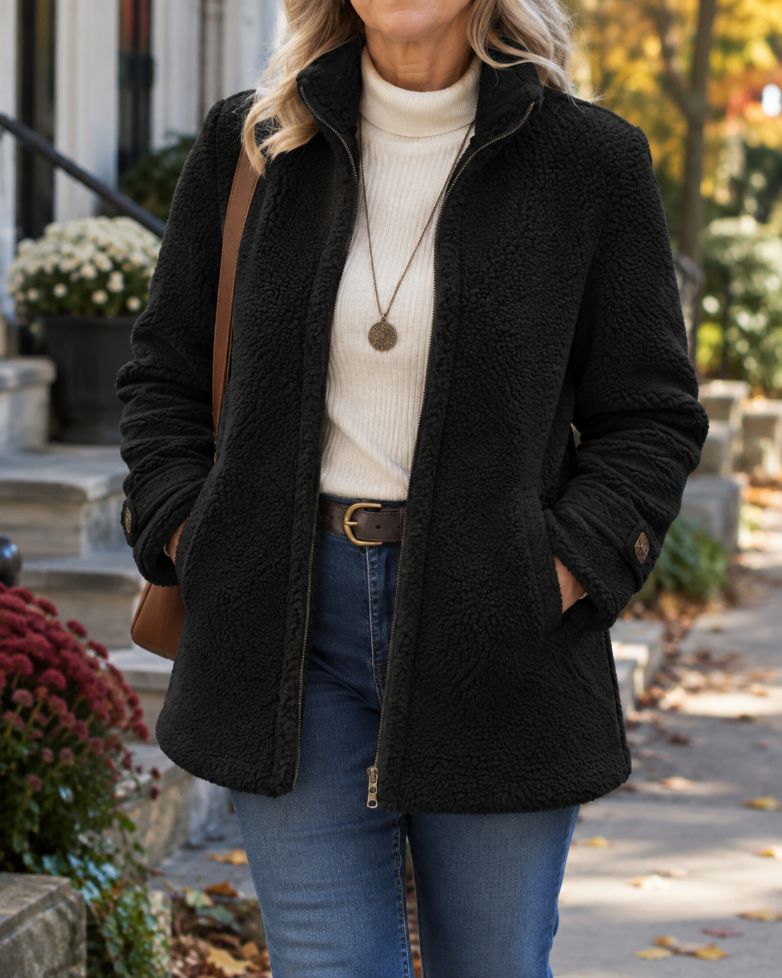 Rebecca | Cozy High-Collar Jacket