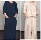 Noa™ | Loose-Fit Minimalist Two-Piece Outfit
