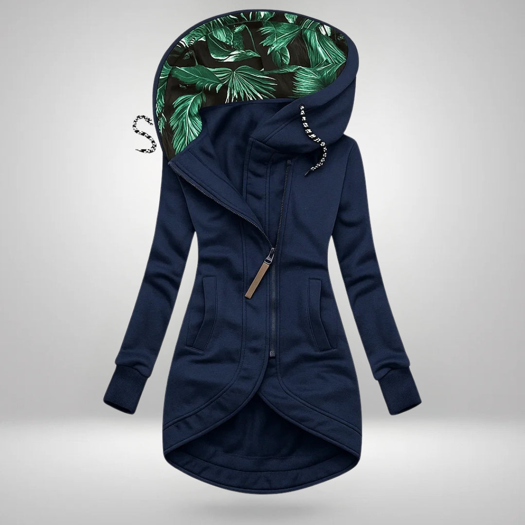 Elena | Long Hooded Quilted Winter Coat