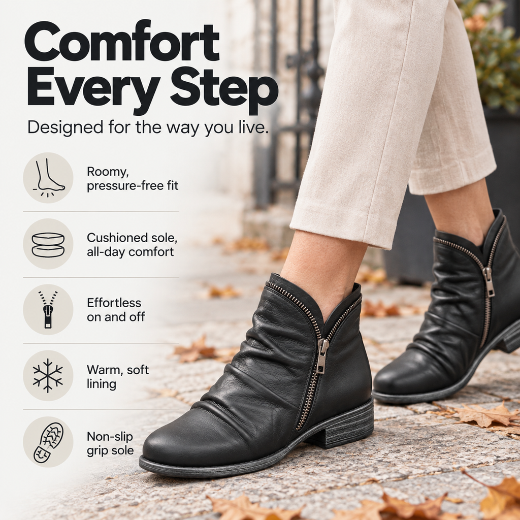 Elise | Comfortable Low Boots