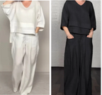 Noa™ | Loose-Fit Minimalist Two-Piece Outfit