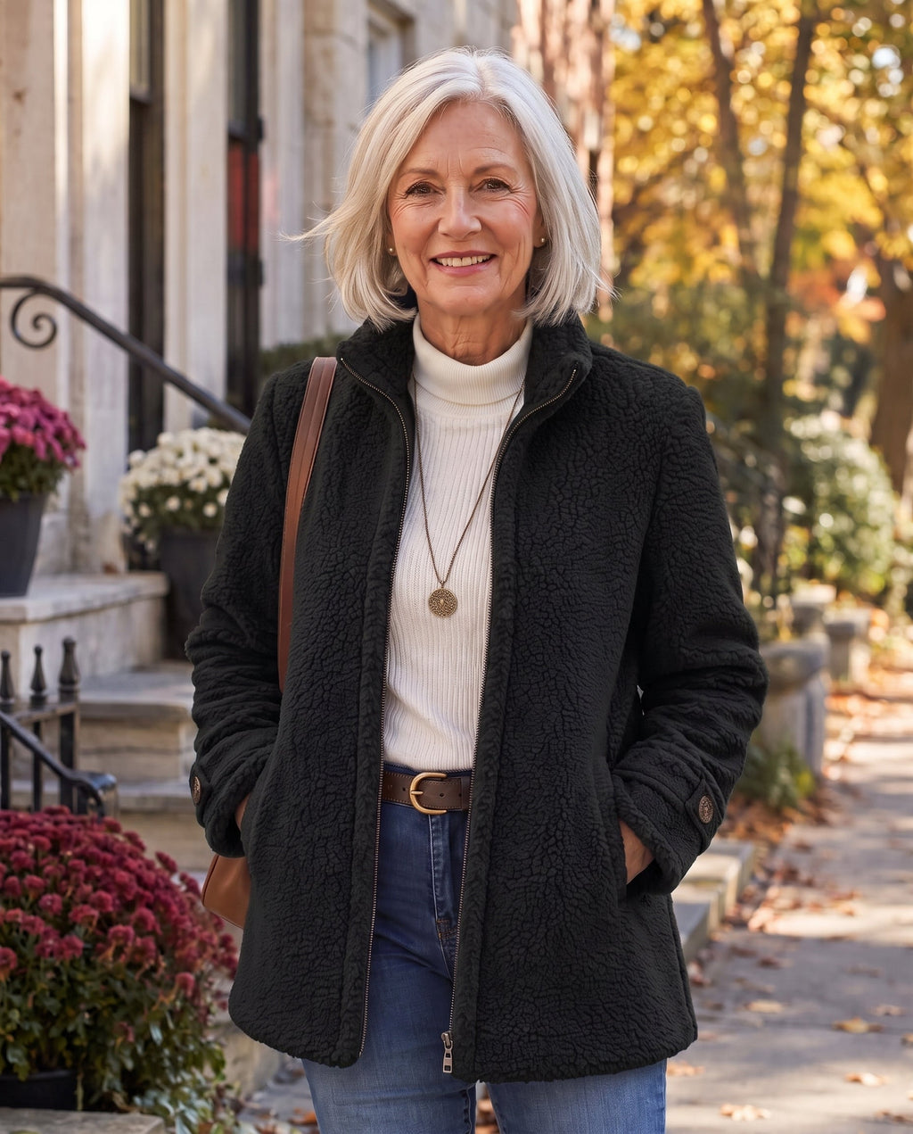 Rebecca | Cozy High-Collar Jacket