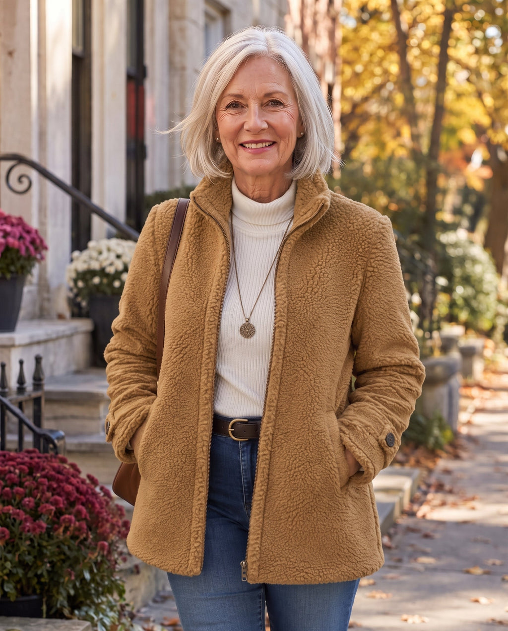 Rebecca | Cozy High-Collar Jacket