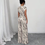 Kendra™ | Classy Wide-Leg Oblique Strap Jumpsuit