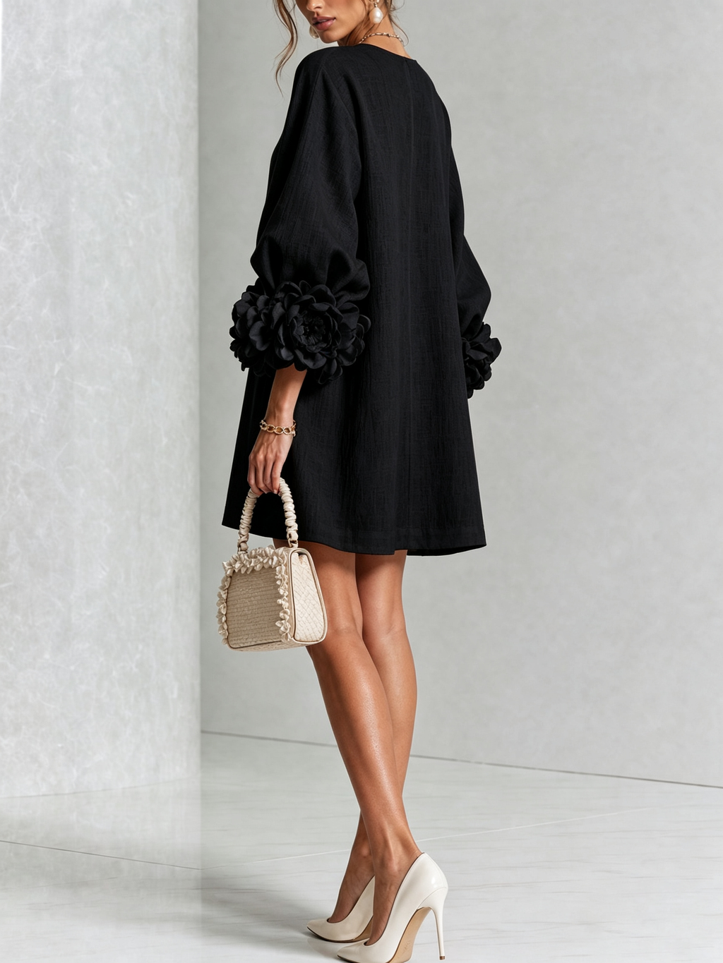 Rosalie | Floral Cuff Dress