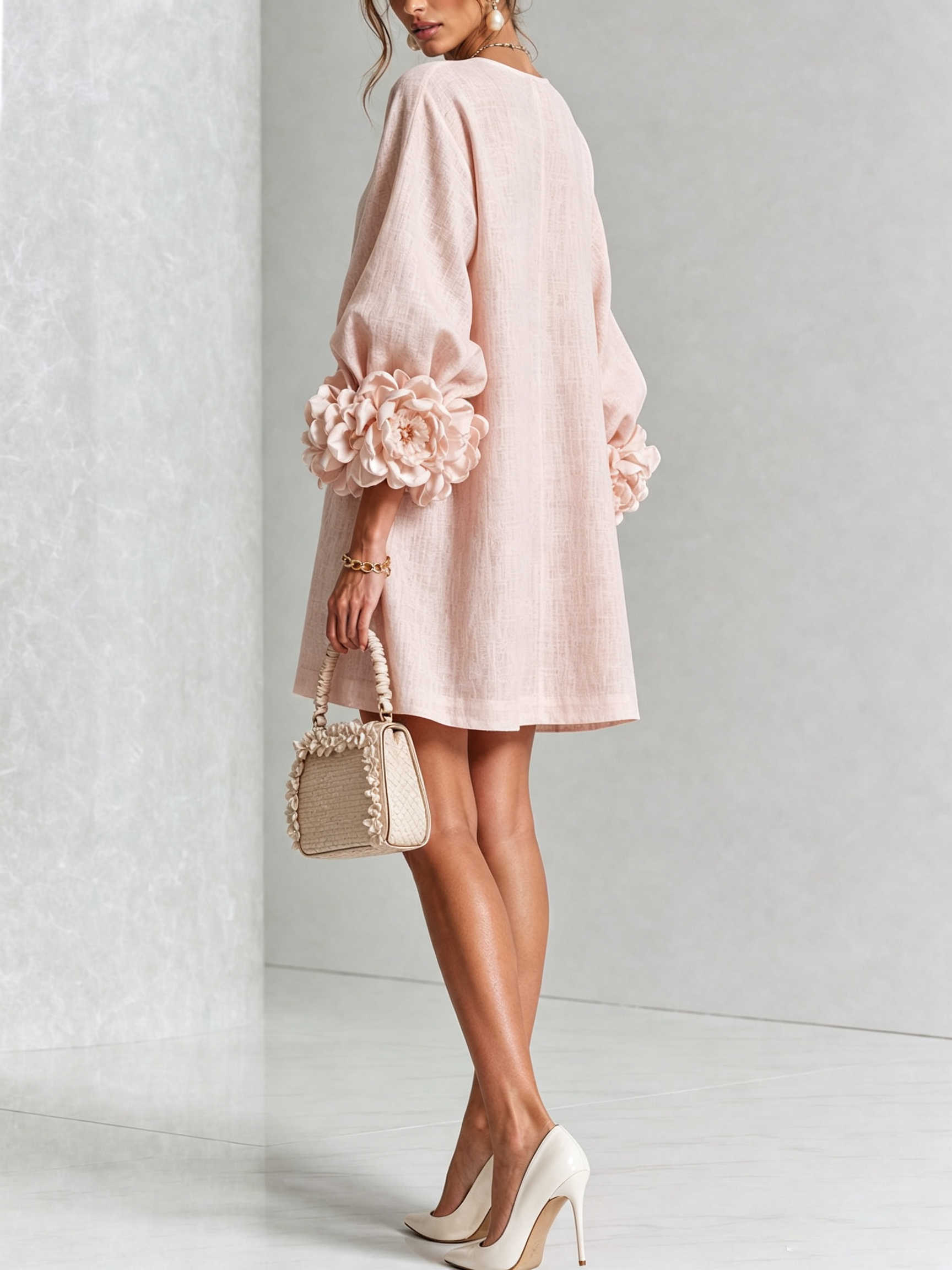 Rosalie | Floral Cuff Dress