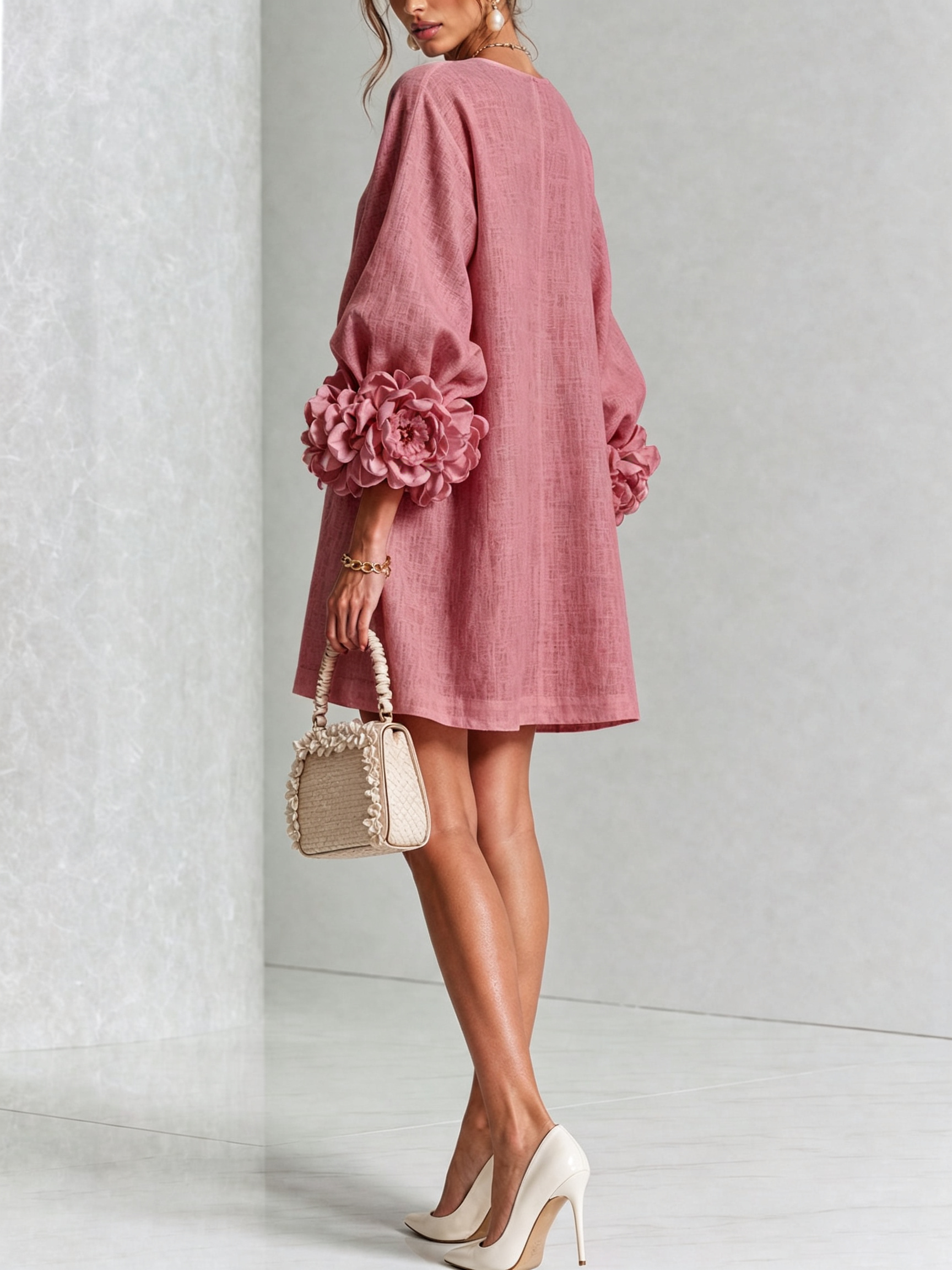 Rosalie | Floral Cuff Dress