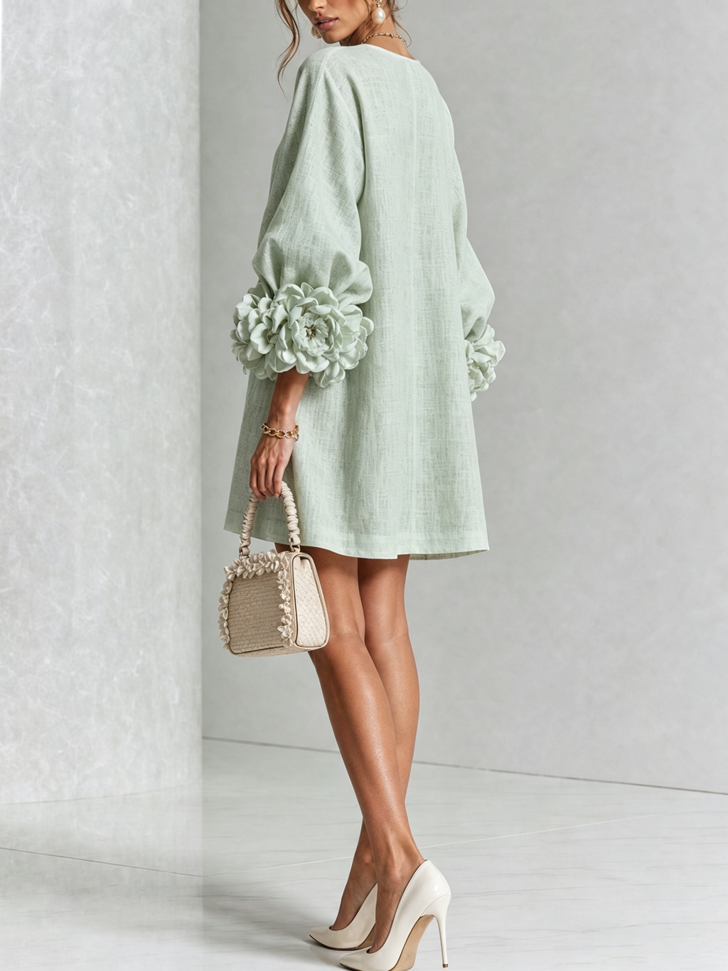 Rosalie | Floral Cuff Dress