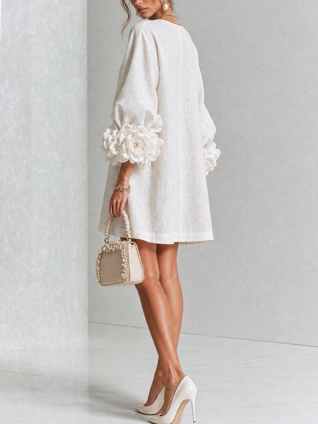 Rosalie | Floral Cuff Dress