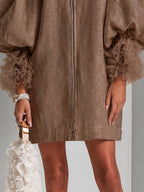 Camille | Ruffle Cuff Dress