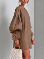 Camille | Ruffle Cuff Dress