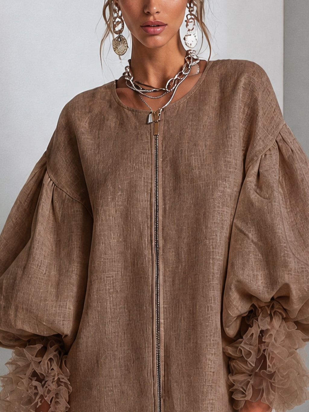 Camille | Ruffle Cuff Dress
