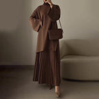 Ophelie™ | Chic Pleated Two-Piece Set