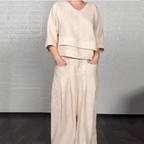 Noa | Loose-Fit Minimalist Two-Piece Outfit